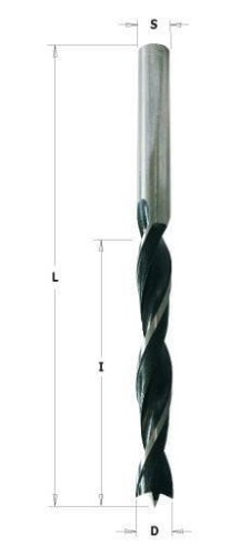 Wiertło NP HS D=20 I=130 L=200 S=10 RH (uchwyt cylindryczny)