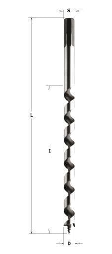 Wiertło KSS D=20  S=11 I=170; L=235