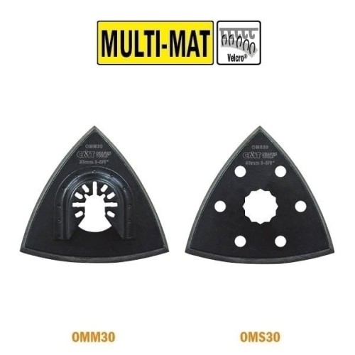 Trójkątna perforowana stopa szlifierska 93mm 1 szt. uchywt pod Fein i Festool