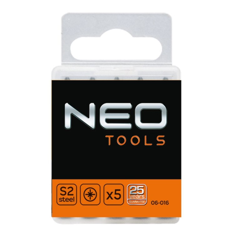 Końcówki wkrętakowe PZ2x25mm, 5szt.