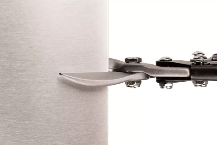 Nożyce do blachy 240mm, odgięte prawe