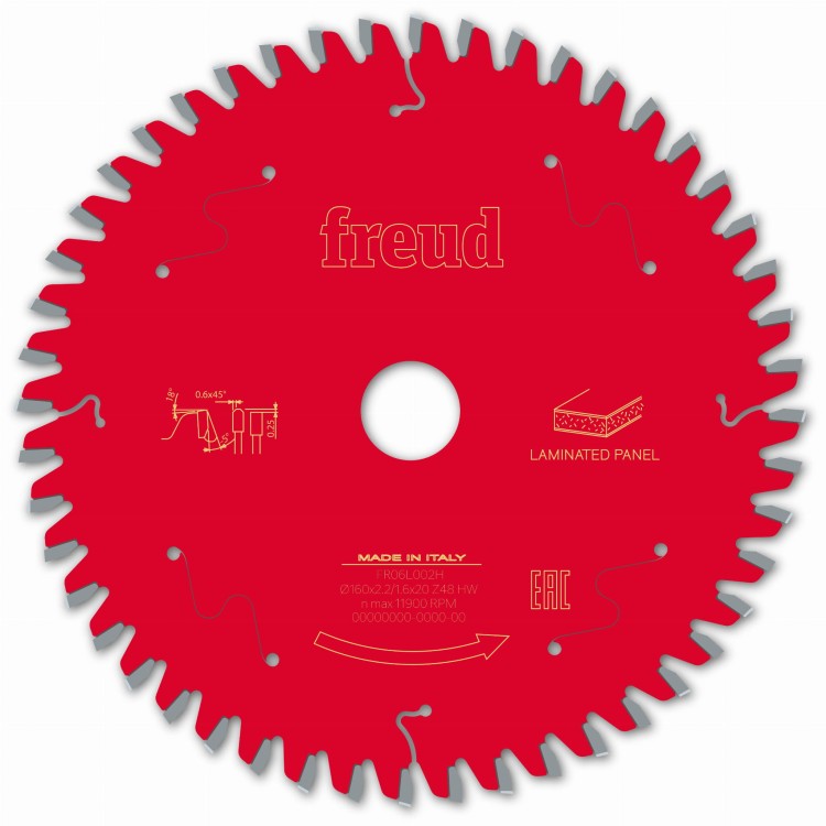 Tarcza pilarska FR06L002H 160X20-48