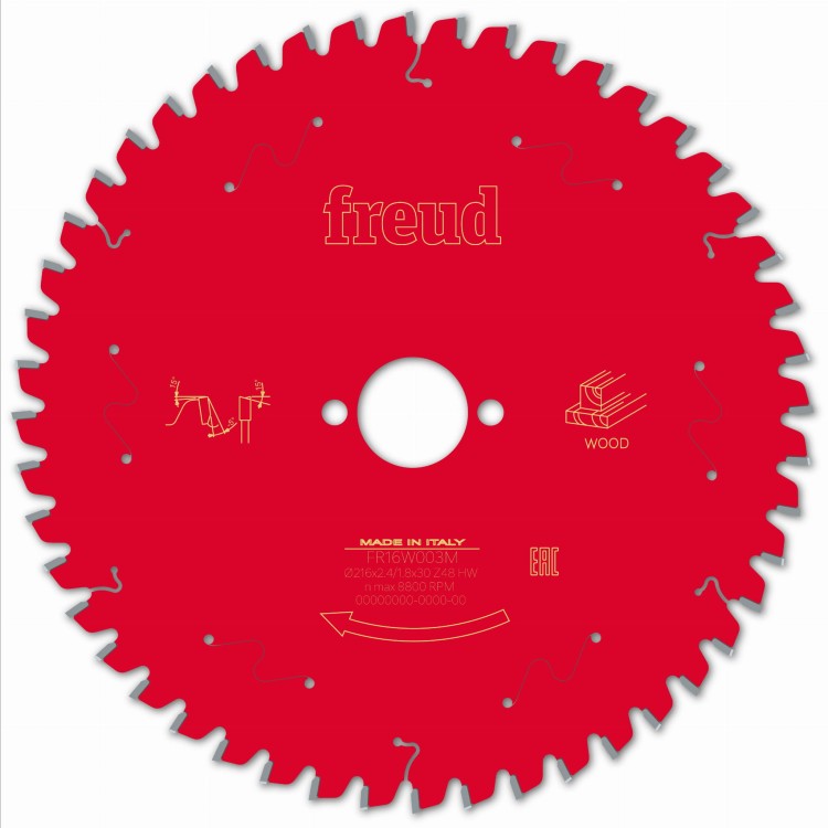 Tarcza pilarska FR16W003M 216X30-48