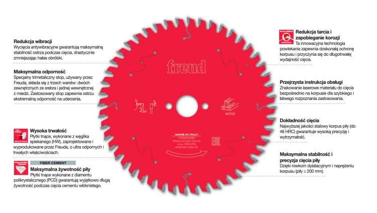 Tarcza pilarska do drewna FR06W009H 160X20-24