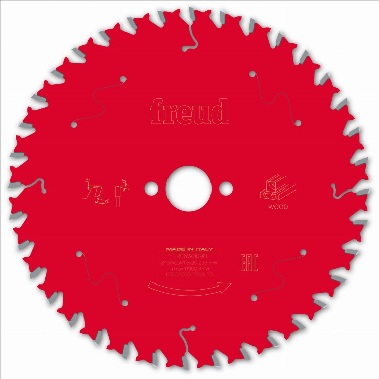 PIła tarczowa do drewna FR06W010H 160X20-36