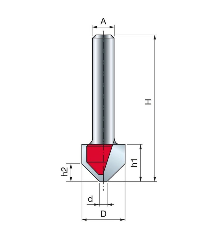 Frez 21-18208P 22,23X12,5X8,0 135°