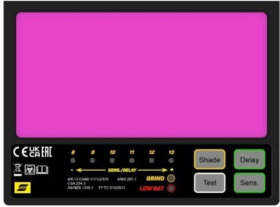 Przyłbica DIN 9-13 SAVAGE A41 Black