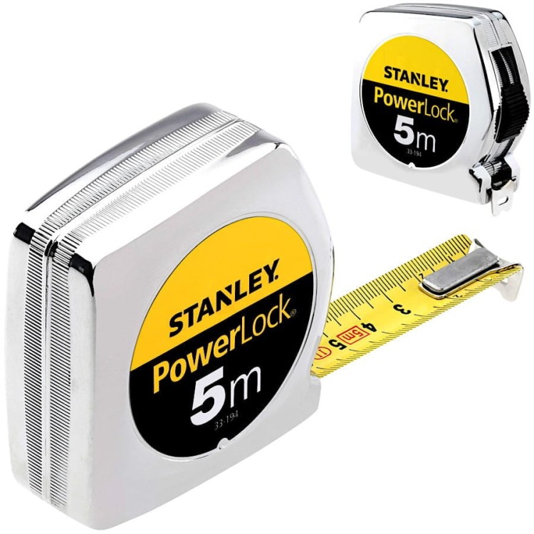 Miara stalowa POWERLOCK 5 m x 19 mm Stanley