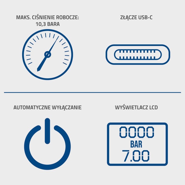 Kompaktowy kompresor akumulatorowy SCHEPPACH AC10/8V