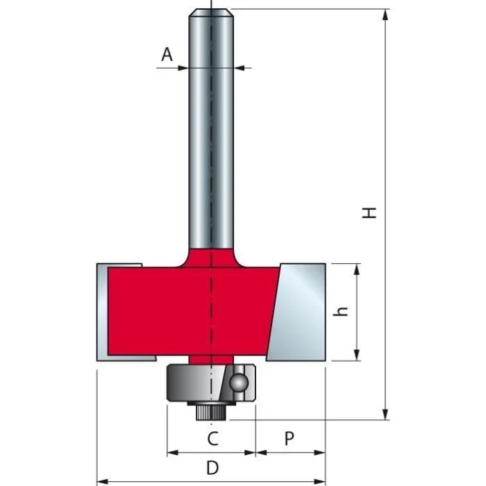 Frez 32-50008P 34,92X12,7X54,7X8,0