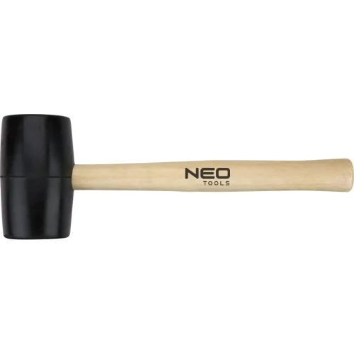 Młotek gumowy 63 mm, 680 g, trzonek drewniany