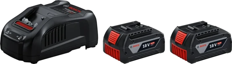 Akumulator + ładowarka 2x GBA 18V 5,0Ah + GAL 1880 CV