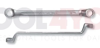 Klucz oczkowy 12-kątny dwustr. wyg. RWKb 8x10 chr