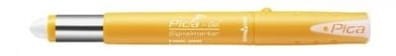 Pica Gel - znacznik żelowy pastelowy, biały, wkład 8mm, wodoodporny, do wszystkich materiałów