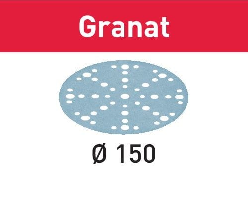 Krążki ścierne STF D150/48 P280 GR/100 Granat