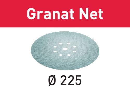Materiały ścierne z włókniny STF D225 P100 GR NET/25 Granat Net