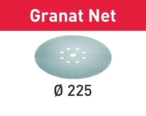 Materiały ścierne z włókniny STF D225 P180 GR NET/25 Granat Net