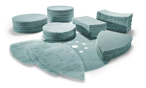 Materiały ścierne z włókniny STF D225 P180 GR NET/25 Granat Net
