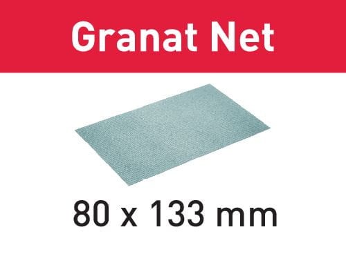 Materiały ścierne z włókniny STF 80x133 P220 GR NET/50 Granat N