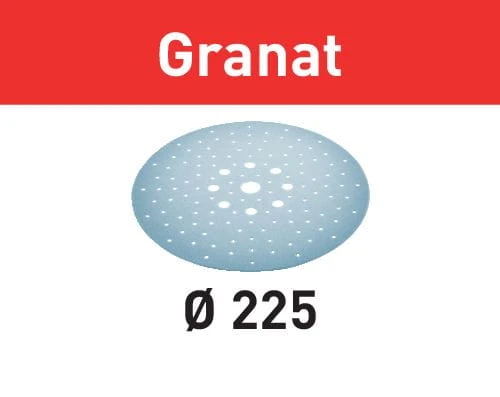 Krążki ścierne STF D225/128 P240 GR/25 Granat