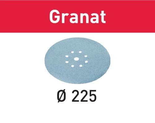 Krążki ścierne STF D225/8 P80 GR/25 Granat