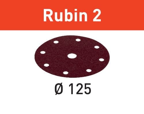 Krążki ścierne STF D125/8 P80 RU2/50 Rubin 2