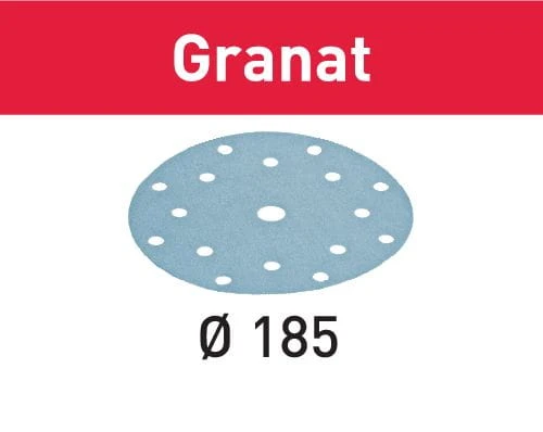 Krążki ścierne STF D185/16 P180 GR/100 Granat