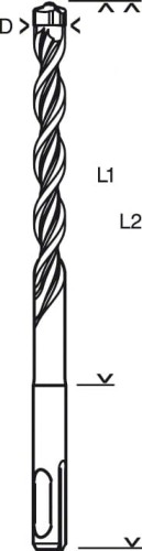 WIERTŁO PLUS-7  #8X50X115MM