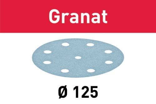 Krążki ścierne STF D125/8 P120 GR/100 Granat