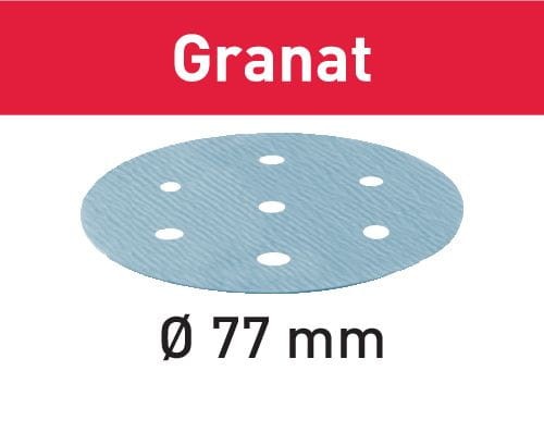 Krążki ścierne STF D77/6 P180 GR/50 Granat