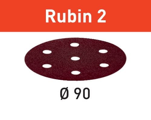 Krążki ścierne STF D90/6 P100 RU2/50 Rubin 2