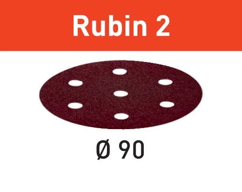 Krążki ścierne STF D90/6 P100 RU2/50 Rubin 2