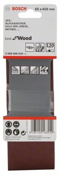 PAS BEZK. 65x410 BEST F/WOOD P120