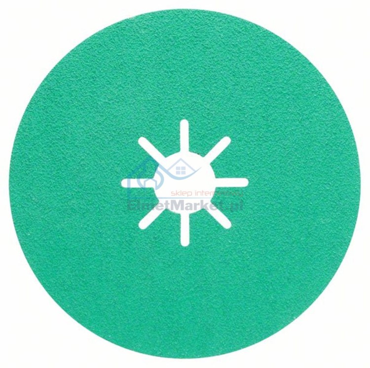 FIBR.D125MM P60  B/INOX CYRK GR MIN 50