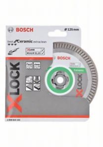 Diamentowa tarcza tnąca Best for Ceramic Extraclean Turbo z systemem X-LOCK, 125x22,23x1,4x7