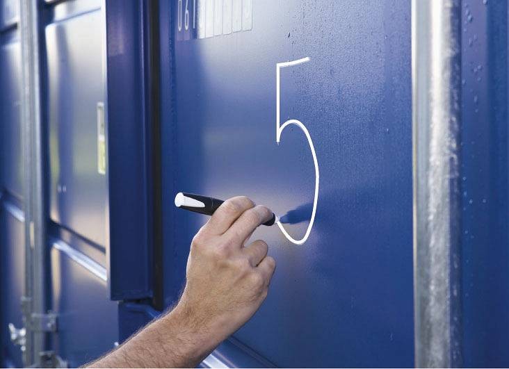 Pica Visor znacznik woskowy, przemysłowy, biały