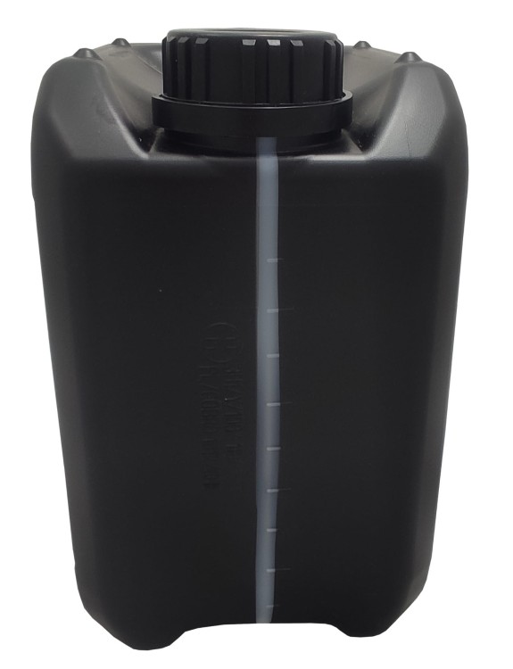 czarny kanister z nakrętką
