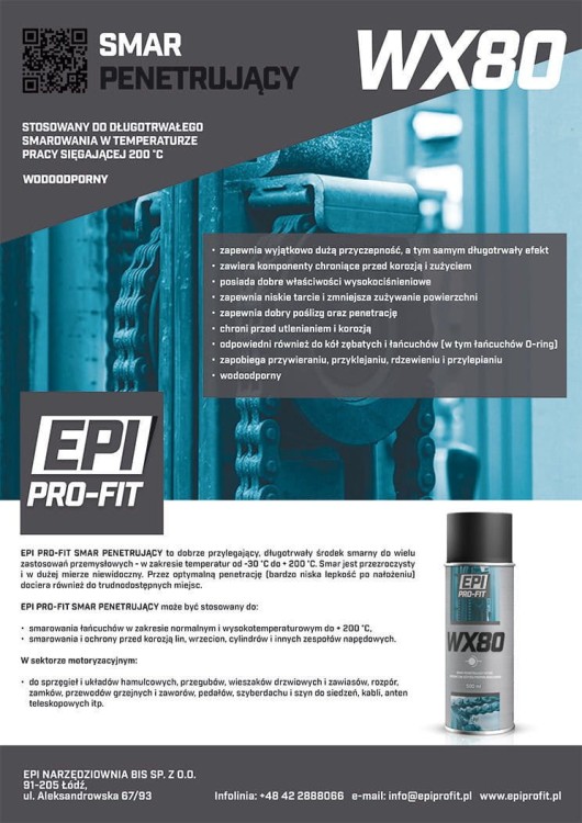Smar penetrujący WX80  650ml
