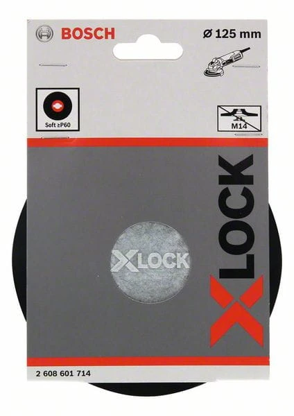 Talerz oporowy z systemem X-LOCK, 125 mm, miękki