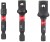 Zestaw adapterów do nasadek udarowych 3 szt. Shockwave Impact Duty