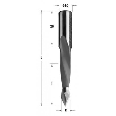 Wiertło HW P D=7 I=35 L=70 S=10x26 RH